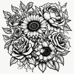 Ejemplo de tatuaje de estilo Blackwork