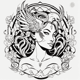 Ejemplo de tatuaje de estilo Cartoon